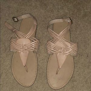Mossimo beige sandals.
